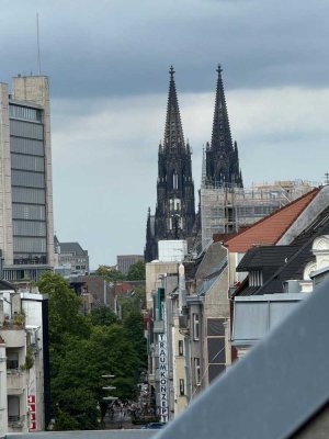 iks-Belgisches Viertel - Individuelle Maisonette Wohnung mit Blick über den Dächern von Köln