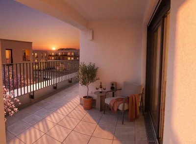 Exklusive Penthouse-Wohnung mit umlaufender Dachterrasse, 2TG-Stellplätzen & Wallbox in Vaterstetten