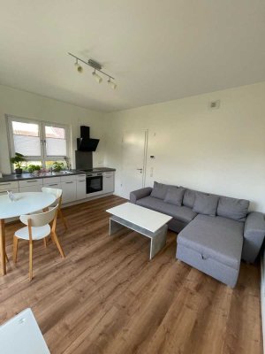 moderne möblierte 2- Zimmerwohnung mit Terrasse und Garten in Horneburg