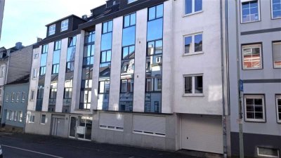 Hochwertig möblierte City-Wohnung mit Terrasse, Aufzug + Garage in Mönchengladbach zu vermieten.