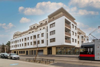 Urbanes Wohnen mit Terrasse - kompakte 2-Zimmerwohnung Erstbezug