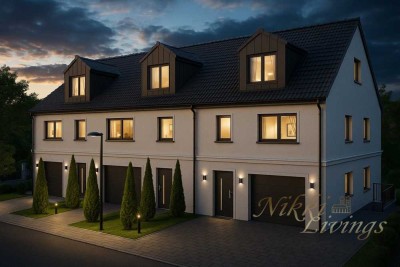 NEUBAU! Design trifft Effizienz – KfW 40+ Reihenhaus als Ruhepol zwischen Stadtflair & Naturidylle