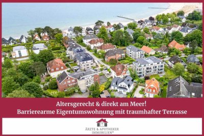 Tolle Wohnung in perfekter Lage im Kurviertel & eingeschränktem Ostseeblick, 2 Min zum Meer