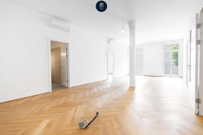 "Apostelhof" 2 Zimmer Erdgeschosswohnung mit Terrasse- modern living im Altbau auf höchstem Standard mitten im 3. Bezirk