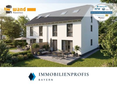 Neubau Solln: Doppelhaushälfte inkl. Homeoffice-Keller | massive Bauqualität | Energie A+ | TOP LAGE