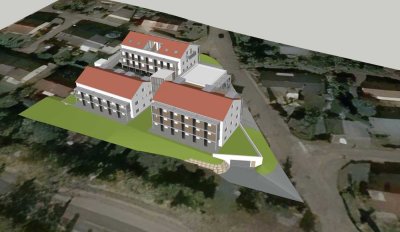 Neubau ETW in Eichstätt-Landershofen in Südhanglage, großer Balkon/Terrasse, hochw. Ausstattung