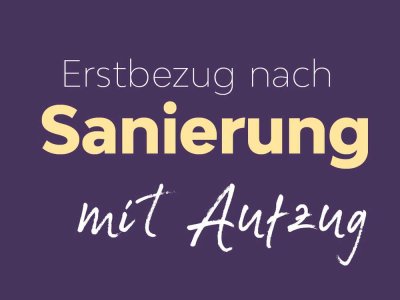 Stilvoll wohnen: Erstbezug nach Sanierung mit Aufzug und Balkon mitten im Herzen der Stadt.