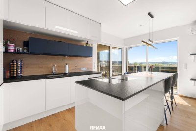 Penthouse-Flair über den Dächern von Wolfsberg im Schwarzautal mit beeindruckender Dachterrasse