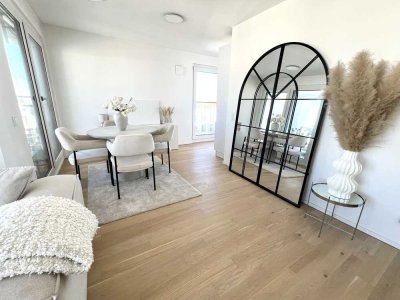 Über den Dächern: 3-Zimmer-Dachgeschosswohnung mit Loggia, EBK, TG - nahe dem  Truderinger Wald