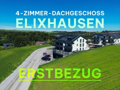Dachgeschoss-Neubau mit Balkon und Fußbodenheizung in Elixhausen