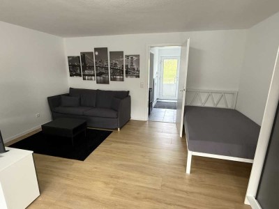 Sonnige 1-Zimmer-Wohnung in ruhiger Lage nur 5 Gehminuten zur S-Bahn