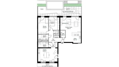 Wohnen & Arbeiten im begehrten Mauritzviertel in Münster - WE05