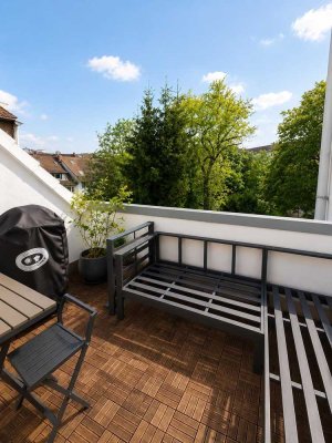 Wohnen mit Balkon: Drei-Zimmer-Wohnung in Rüttenscheid
