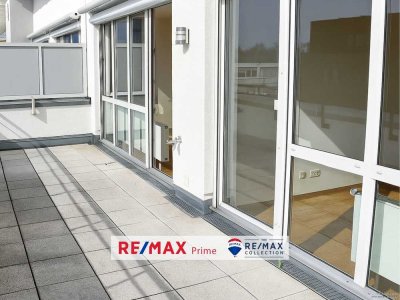 Helle, moderne 2-Zimmer-Wohnung mit großer Dachterrasse