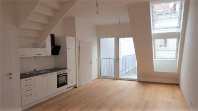 SONNIGER DACHAUSBAU MIT TRAUMHAFTER DACHTERRASSE+BALKON ! U1 NESTROYPLATZ