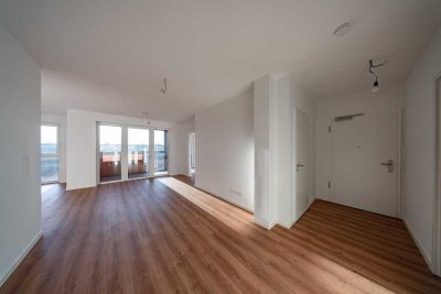 Neubauwohnung im Erstbezug mit Fußbodenheizung und Balkon / WBS 220