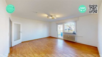 Reinkommen, Wohlfühlen, Bleiben: Lichtdurchflutete 2-Zimmer-Wohnung mit Balkon in KA-Grünwinkel