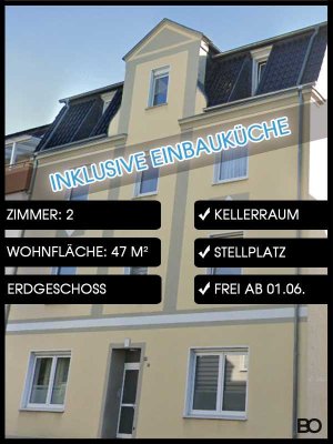 Gepflegte 2-Zimmer-Erdgeschosswohnung mit Einbauküche und Stellplatz in ruhiger Lage Iserlohn-Letmat