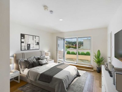 In Bester Lage: Penthousewohnung mit einzigartiger Terasse und Einbauküche. Ab sofort verfügbar!