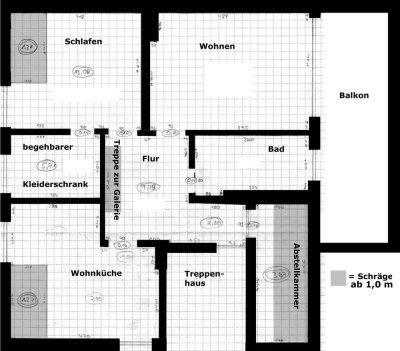 NE-Norf helle Galerie Wohnung, Klimaanlage, Balkon und Garten alleinige Nutzung