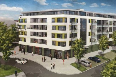 Citypark Karlsruhe: Moderne 2-Zi.-WHG (57 m²) mit Loggia & Aufzug – attraktive Kapitalanlage