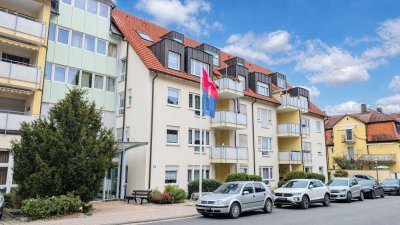 GELEGENHEIT: 3-Zi-DG-Whg im Betreuten Wohnen, Bayreuth! Zentrale Innenstadtlage mit TG-Stellplatz!