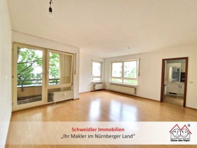 Ihr neues Zuhause im Westen Nürnbergs: 2 Zimmer-Wohnung mit Balkon, EBK & KFZ-Stellplatz zur Miete