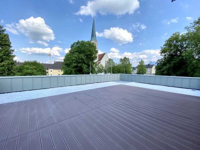 Großzügige Dachgeschosswohnung mit herlichem Bergblick