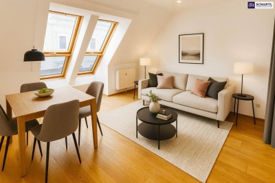 Stark reduziert! Perfekte Familienwohnung! Traumwohnung im Dach in einer Traumanlage mit viel Grün! Garagenplatz verfügbar + Perfekte Aufteilung + Fairer Preis + Tolle Infrastruktur! Nicht zögern!