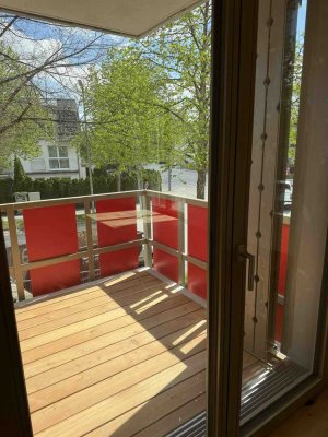 Wohnen im "Kleinod" Alt Riem - Erstbezug  3-Zimmer Wohnung KFW 40 mit Loggia und Balkon