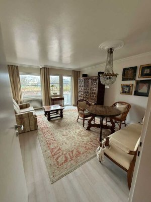 Stilvoll teilmöblierte 2-Zimmer- Wohnung mit Donaublick in Ulmer Altstadt