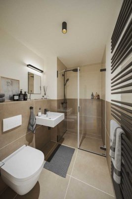 Exklusive 2.5-Zimmer-Neubau-Wohnung mit überdachtem Balkon