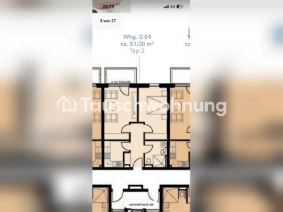 Tauschwohnung: 2-Zimmer-Wohnung Balkon/Keller am Havel-Nuthe-Park