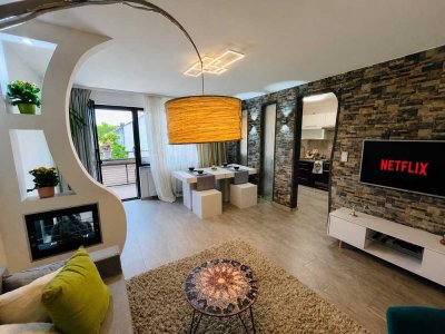 Hochwertige Designer Wohnung Romy Schneider, familienfreundlich, Gartenblick, Balkon, Erstbezug