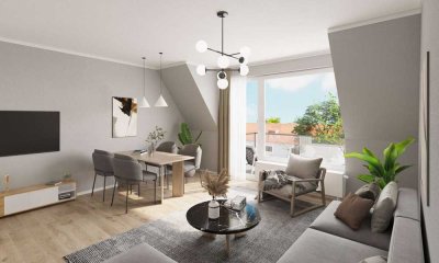 Kapitalanlage! Sanierte Dachgeschosswohnung mit Loggia in Hamburg
