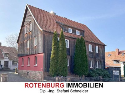 Energetisch saniertes Wohnhaus mit Schreinerwerkstatt und Scheune in 10 km Entfernung von Fulda
