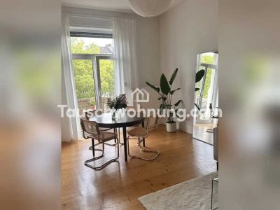Tauschwohnung: 2ZKB Altbau mit 2 Balkonen gegen min. 3ZKB Altbau