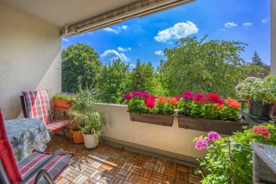 CHARMANTE 3-ZI.-WOHNUNG MIT LOGGIA UND STELLPLATZ IN GAUTING