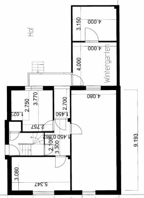 Schöne 4-Zimmer-Erdgeschosswohnung mit Wintergarten in Durlach Aue