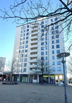 Studentenwohnung mit Blick über Leipzig