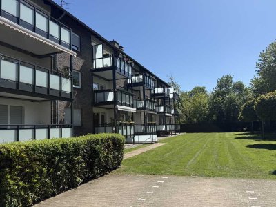 Helle Erdgeschosswohnung mit großem Balkon und Garage in gefragter Lage am Toeppersee.