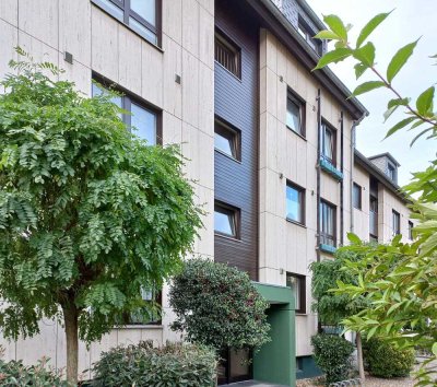 2-Zimmer DG 59m² mit Balkon und Tiefgarage nah zur Natur-Oase Entenfang