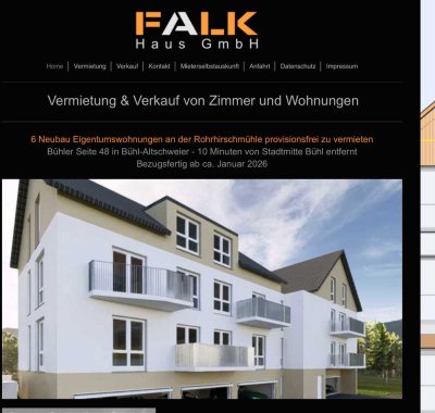 Neubau Wohnungen zu vermieten