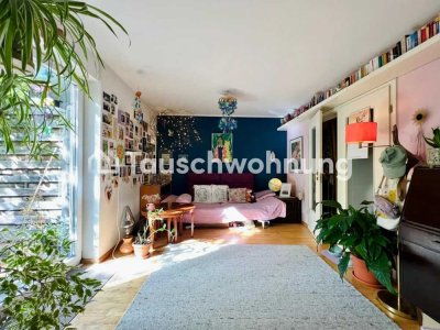 Tauschwohnung: Ruhige Hinterhaus-Erdgeschosswohnung mit Garten und Innenhof