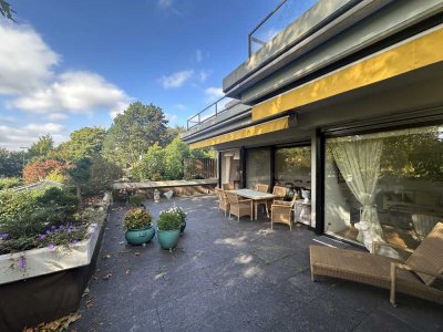 " Repräsentativ & Elegant " Luxuriöse Eigentumswohnung mit großer Dachterrasse in D'dorf Hubbelrath