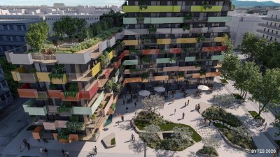 Momento Wien - Modernes Wohnen mit erstklassigen Gemeinschaftsflächen: Fitness, Yoga, Dachterrassen, Kinoraum, Lounge, Private Dining &amp; Podcast Raum