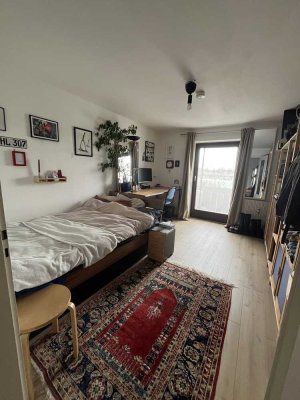 Helle, ruhige 2-Zimmer Wohnung im 1. OG mit Balkon und Bergblick in Langenpfunzen Rosenheim