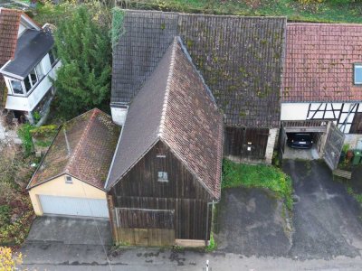 Charaktervolle Scheune für Handwerker, Schrauber und andere....