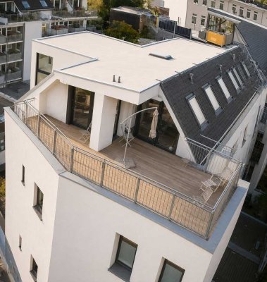 Loft-/Penthousewohnung in Köln-Südstadt –  Neubauaufstockung mit Dachterrasse