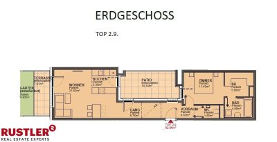 Ruhige 2 Zimmerwohnung mit Garten in 1210 zu mieten